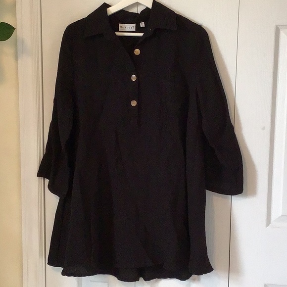 🌸2 for 10🌸 Habitat loose linen like rayon/nylon blend tunic, very loose flowy